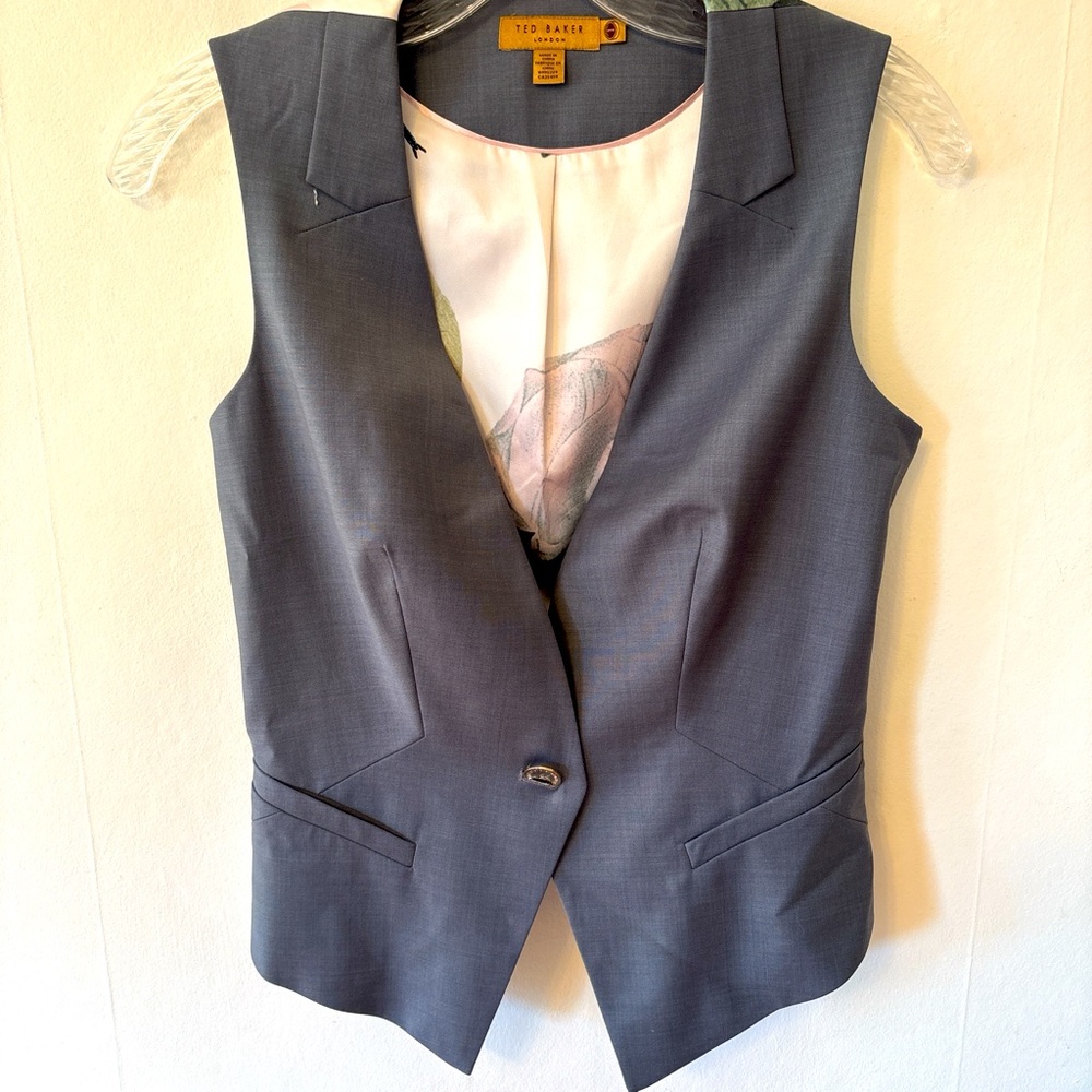 Ted Baker botanical waistcoat